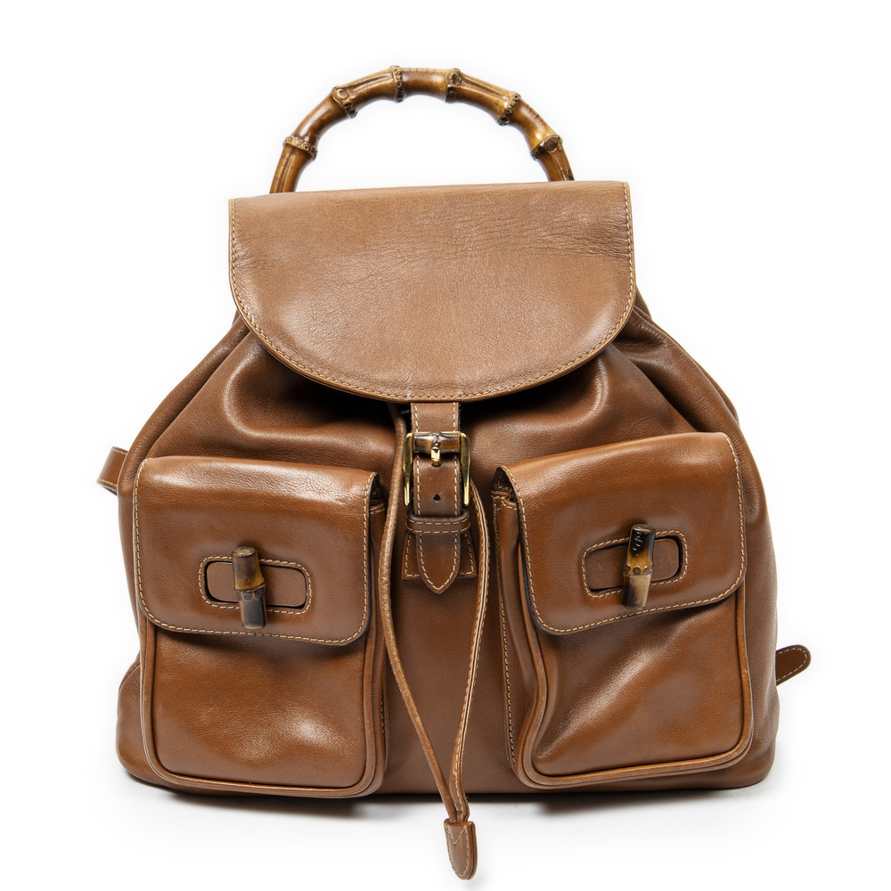 Gucci Large Bamboo Backpack